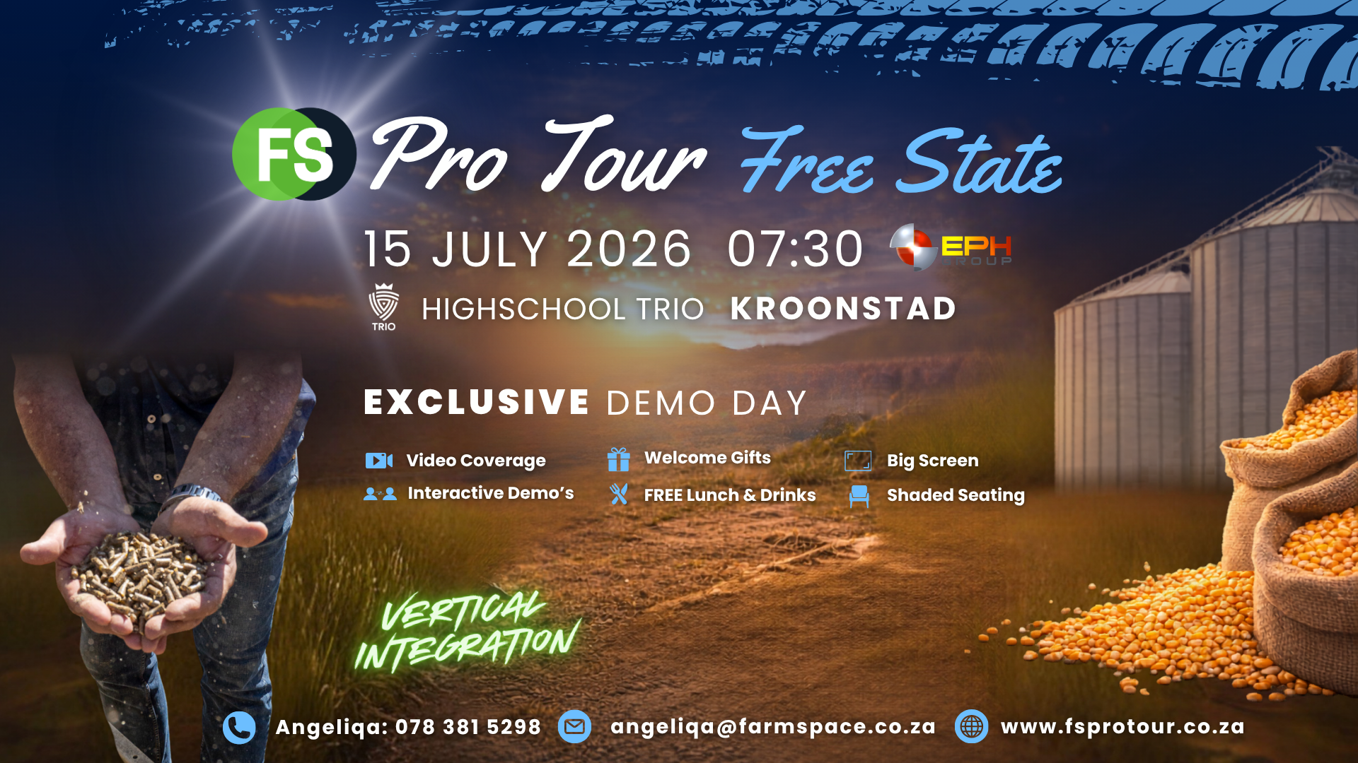 Kroonstad maak gereed vir die FarmSpace Pro Tour